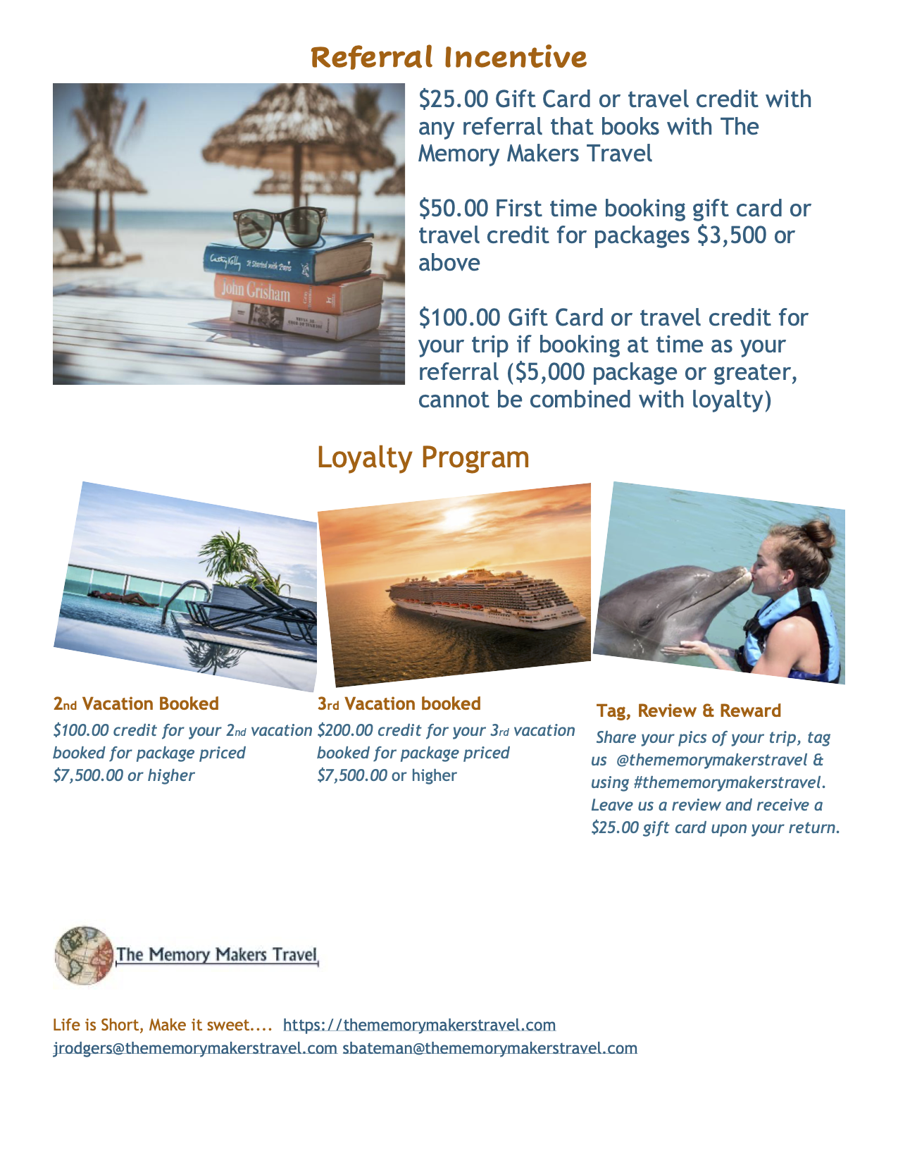 Incentive referrals